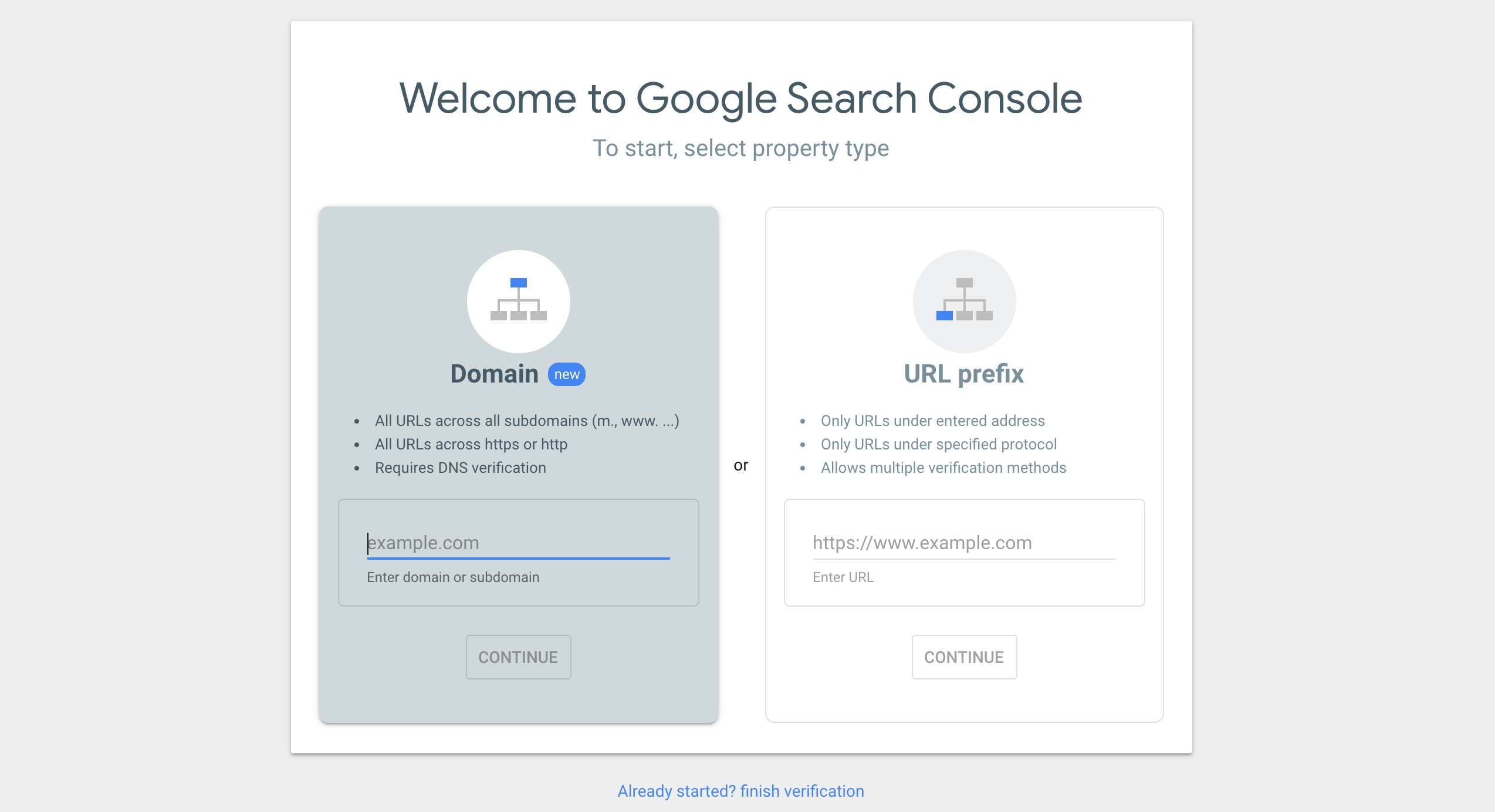 como configurar o Google search console